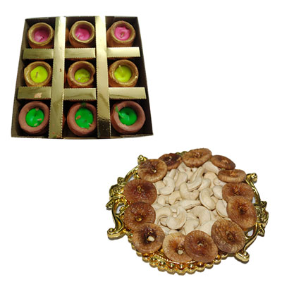 "Diwali Dryfruit Hamper - code DH09 (Express Delivery) - Click here to View more details about this Product